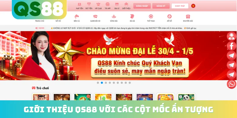 Giới thiệu QS88 với các cột mốc ấn tượng