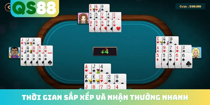 Thời gian sắp xếp và nhận thưởng nhanh